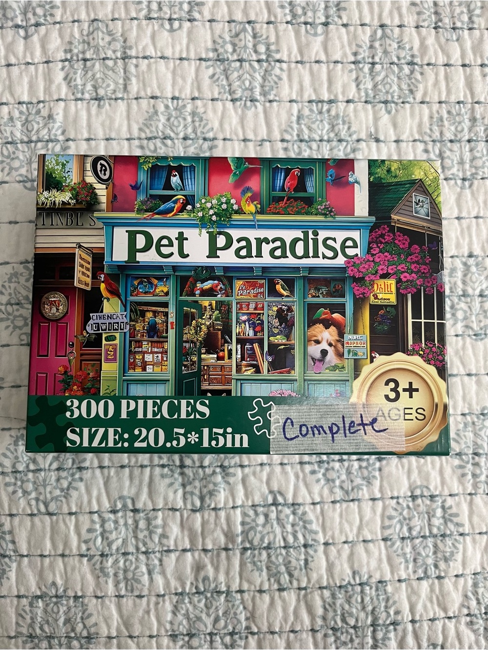 Pet Paradise 300-Piece Jigsaw Puzzle — Colorful Multi